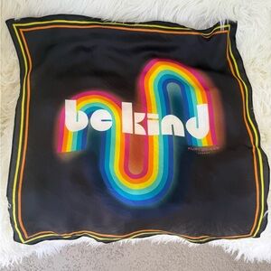 Kurt Geiger 'Be Kind' Rainbow Scarf